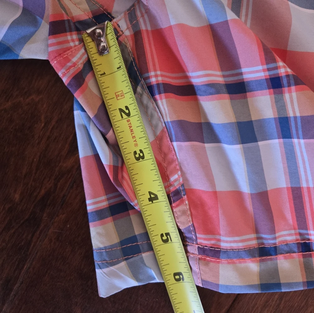 NAUTICA Plaid Swim Trunks L